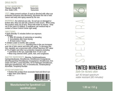 Package Label (Specktra 203)